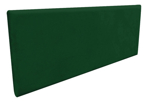 Cabeceira Painel Clean Para Cama Box Solteiro 100 Cm Suede Cor Verde