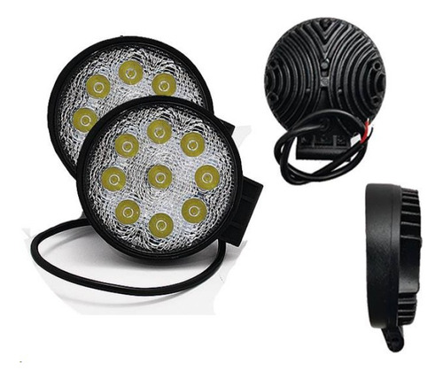Faro Redondo Led Alta Intensidad 9 Led P