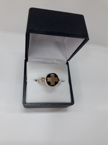 Anillo Enfermera En Plata Y Oro