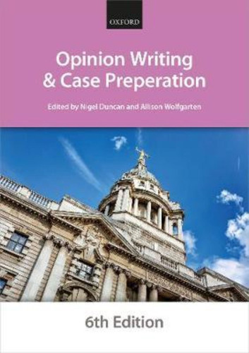 Opinion Writing And Case Preparation / The City Law School