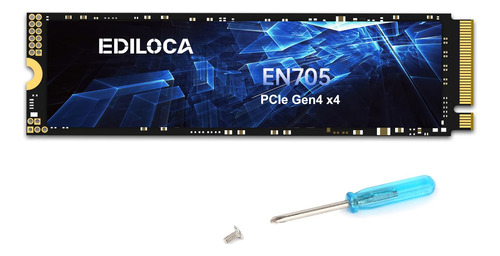 Ediloca En705 Ssd 4tb Pcie Gen4, Nvme M.2 2280, 3d Nand, Has