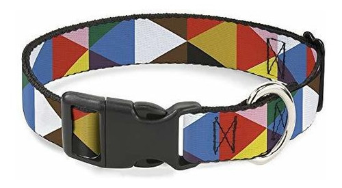 Cat Collar Breakaway Geometric Triangle Blocks Multi Color 8