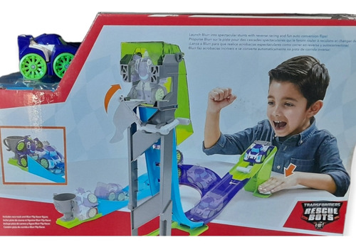 Pista Transformers Blurr Rescue Bots Playskool