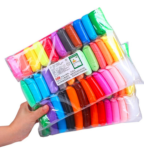 Pack De 36 Masas Plasticina Slime Moldeable Colores Surtidos