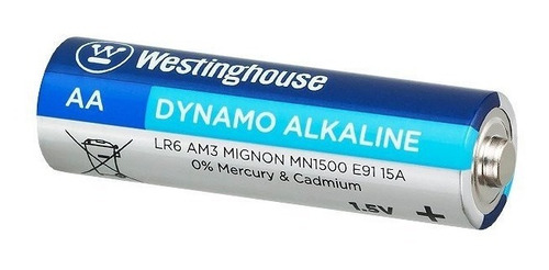 Pilas Alcalinas Westinghouse Aa Nuevas En Blíster Sellado