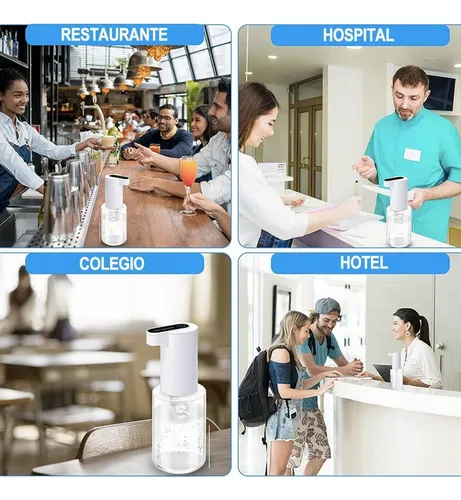 B Dispensador Automatico Gel Antibacterial Electrico Sensor