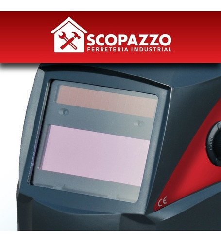 Imagen 3 de 10 de Mascara Fotosensible Careta Para Soldar + 2 Escuadras 11 Kg