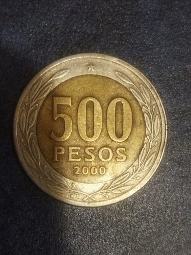 Moneda $500 Pesos Año 2000