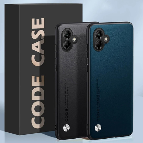 Case For Samsung Galaxy A06 5g Cáscara De Piel Simple+mica