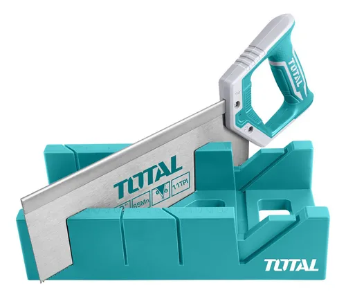 Caja Inglete, Ingletadora Manual Total, Serrucho Costilla Carpintero 12'' 300mm - THTK591262