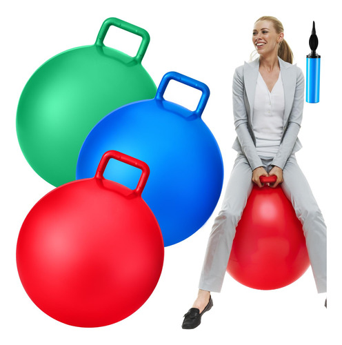 Bolas De Rebote 29 Pulgadas Con Asa Para Ejercicio Y Deporte