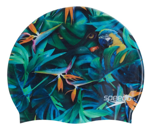 Gorro Natacion Speedo Digital Printed Cap Bicolor