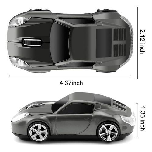Ecoinva Para Tesla Roadster Ratón Inalámbrico Con Forma De C