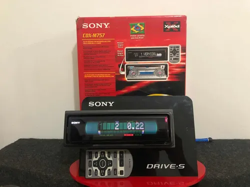 Toca Cd Sony Xplod 2 Caras Máscara Negra Raridade Anos 2000