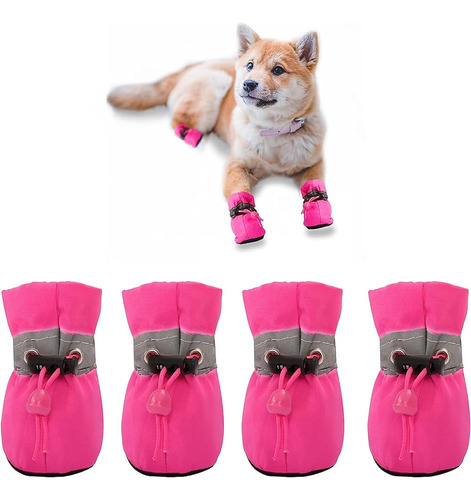 Yaodhaod Zapatos Para Perros Pequeños, Botas Antideslizantes