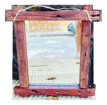 Comprar Espejos Rústicos En Maderas Antiguas . De Colgar Para Baño