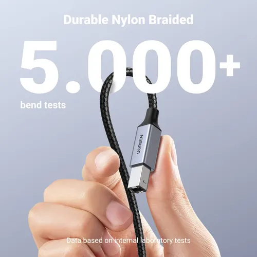 Cable De Impresora Usb C A Usb B 2.0 Ugreen De 3 M Con Reves