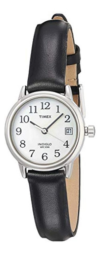 Reloj Timex Para Mujer T2h331 Indiglo Con Correa De Cuero, N