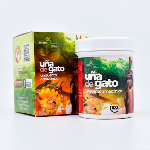 Ungüento Hierba Santa Uña De Gato 100gr. 