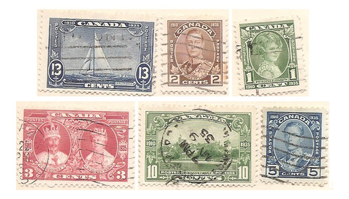 Canada Muy Buena Escasa $$ Yv 173/8 Año 1935 Joya!