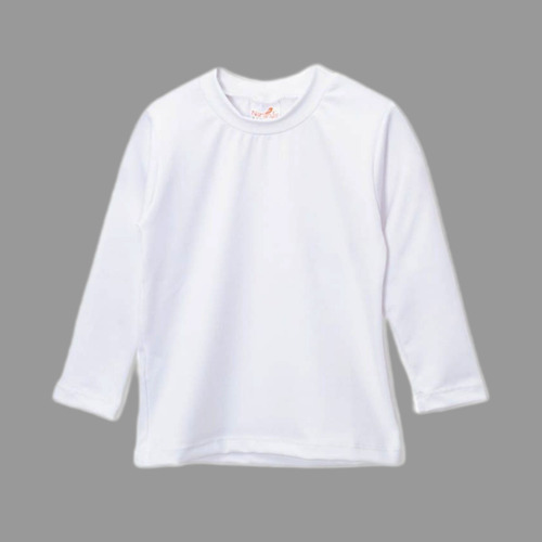 Remera Térmica Niño/a Naranjo Lycra Elastizada