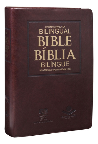 Bíblia Bilíngue Português – Inglês: Nova Tradução na Linguagem de Hoje (NTLH), de Sociedade Bíblica do Brasil. Editora Sociedade Bíblica do Brasil, capa dura em português, 2012