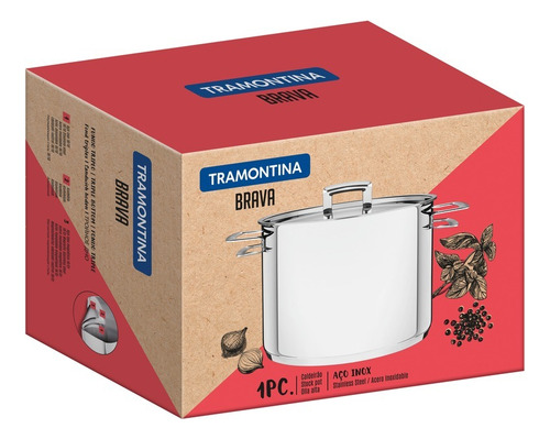 Olla 62405/160 Tramontina Brava Acero 16cm 2.2l Samihome