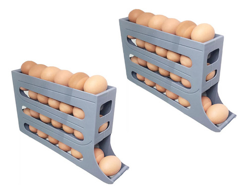 Dispensador De Huevos Enrollables X2 De 4 Capas, Bandeja Par