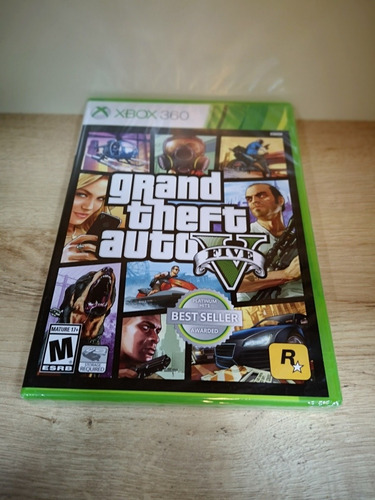 Juego Grand Theft Auto V Gta V Xbox 360 Nuevo Sellado