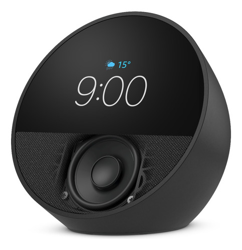 Echo Spot 2024 Com Alexa Despertador Inteligente Preto Amazo Preto