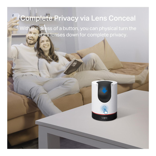 Tp-link Tapo Câmera 2k Qhd Wi-fi Com Homekit E Modo Físico