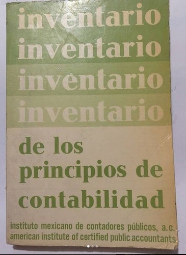 Inventario De Los Principios De Contabilidad Generalmente Ac