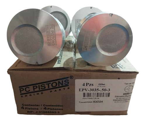 Piston De Ford Fiesta Power Move Max 1.6 (unidad)