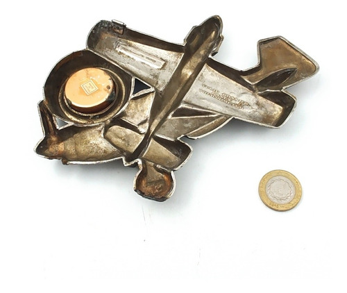 Termometro Antiguo Aviones Funciona (japan) - Antiguedades (Usado)