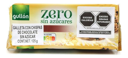 Galletas Gullón Diet Nature Chip Choco Sin Azúcar 125 G