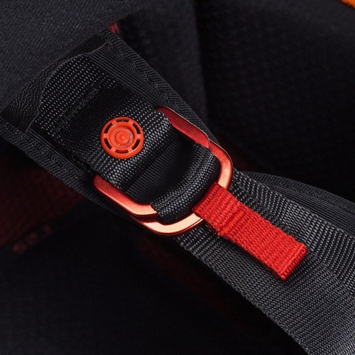 Imagen 8 de 10 de Cascos Motocross Mx Ls2 437 Fast Volt Negro Naranja Amaril