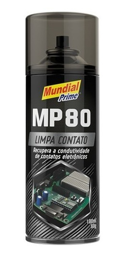 Limpa Contato Mp80 Spray 300ml Mundial Prime 2 Unidades