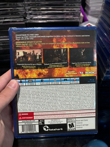Warhammer The End Times Vermintide Ps4 Nuevo (Usado)
