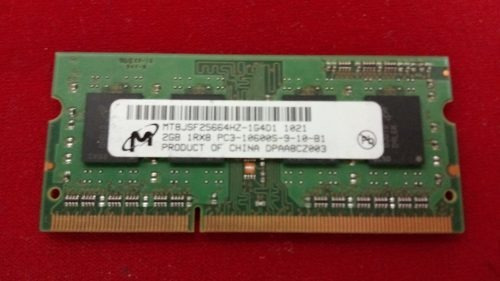 Memoria RAM 2GB 1 Micron MT8JSF25664HZ-1G4D1