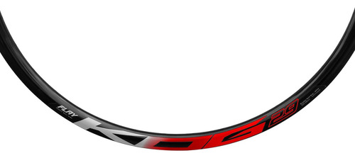 Roda Dianteira Mtb Aro 29 Kog Freios A Disco Raios Zincados Cor Preto/vermelho