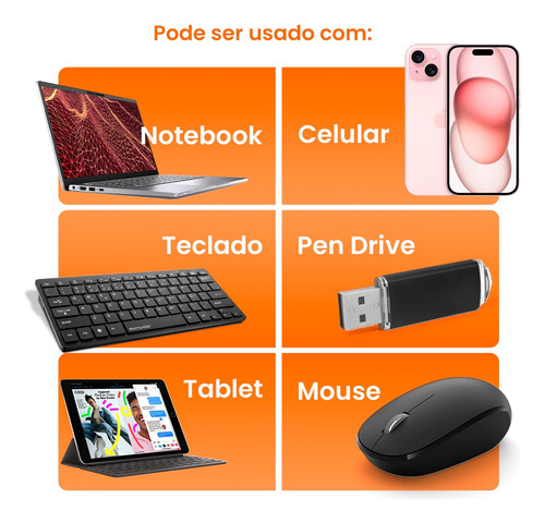 Cabo Otg Usb Compatível Com iPhone E iPad Pendrive Teclado