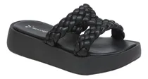 Comprar Sandalia Libia Savage Chatita Negro Moda De Mujer Verano