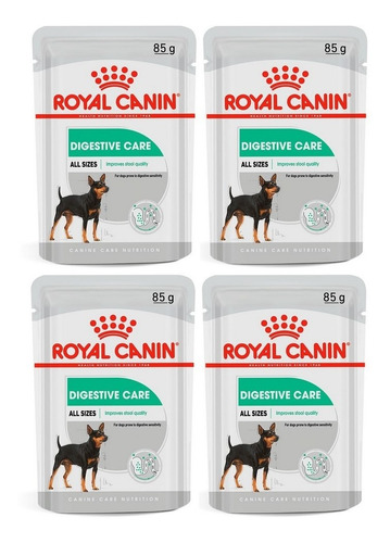 Kit 4 Unidades Sachê Digestive Care 85g Royal Canin