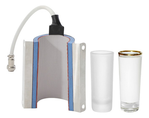 Combo Hobby Prensa Para Tazas Vasos 5 En 1 Con Tequilero