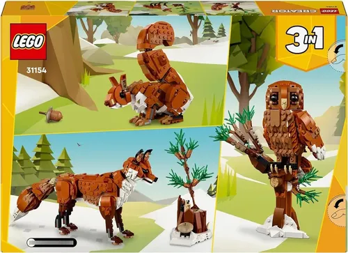 Lego Creator Animais Da Floresta Raposa Vermelha - 31154