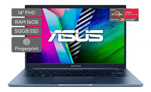 Portatil Asus M1402ia-ek094 Ryzen 5-4600h 16gb Ssd 512gb   