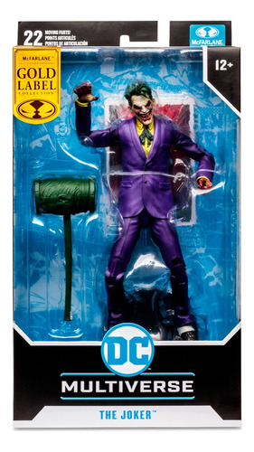 Figura De Acción Dc Multiverse Gold Label Collection Joker