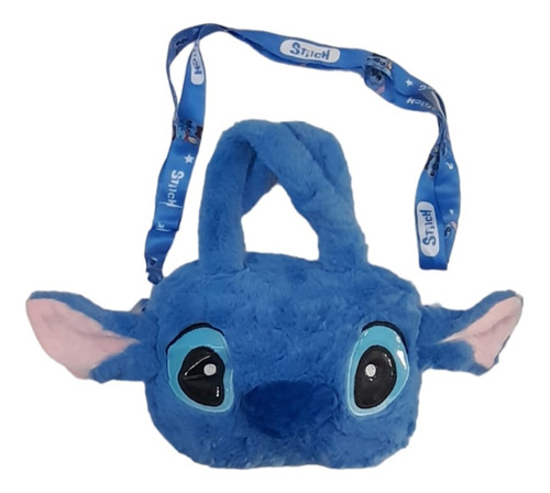 Cartera Morral Bandolera Stitch Importado Peluche!