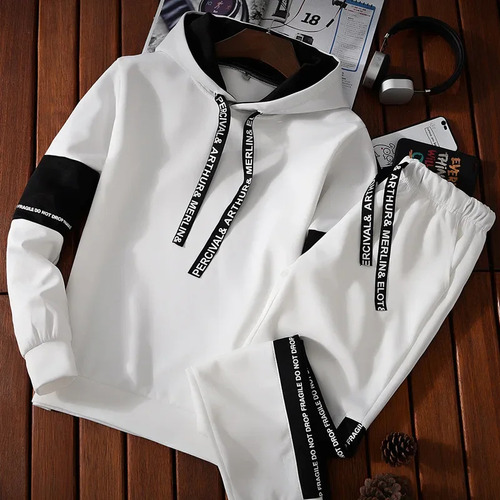 Conjunto De Sudadera Y Pantalón De Chándal Con Capucha Para