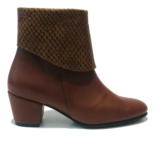 Botinetas cuero mujer sale